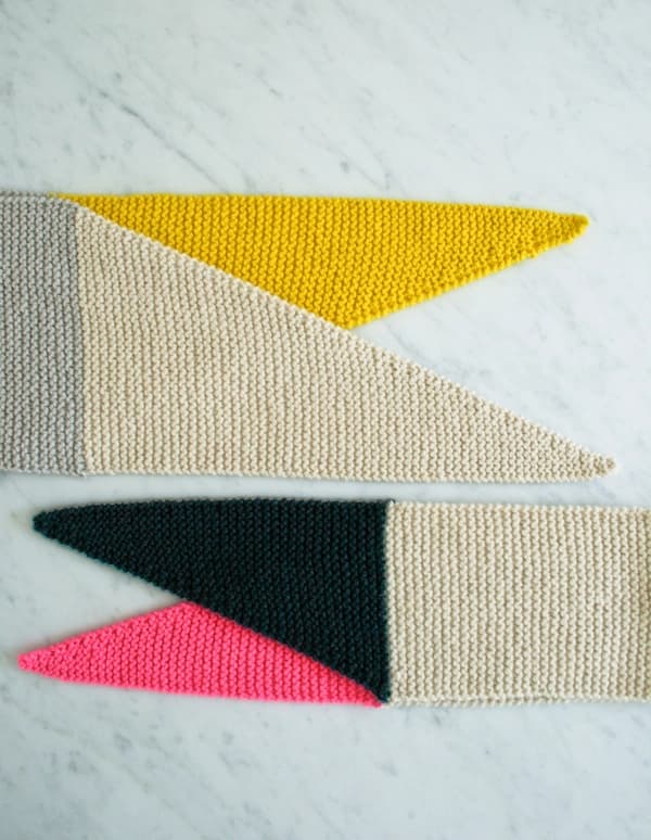 Color Tipped Scarf 2