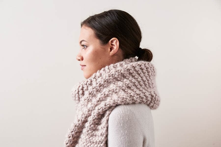 Giant Garter Scarf 3